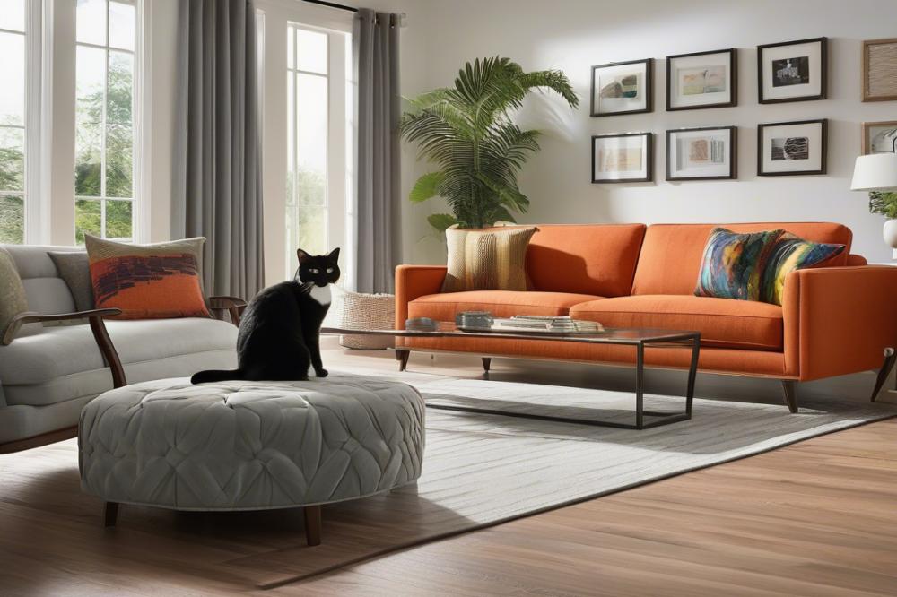 Image showcasing Stylish Solutions: How To Protect Your Furniture From Cat Scratches ...